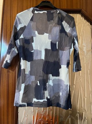 Blusa Fiorella Rubino - Grigio Nero