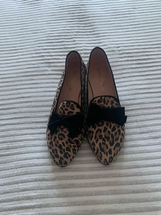 Zapatos leopardo - tacón bajo