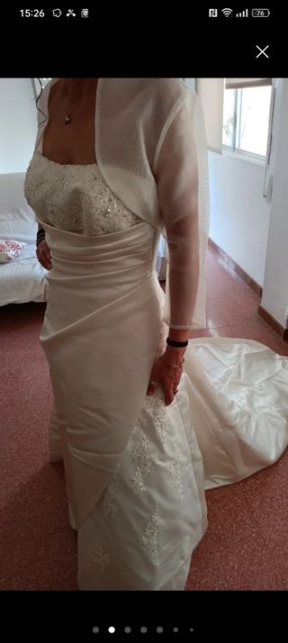 Vestido novia San Patrick blanco