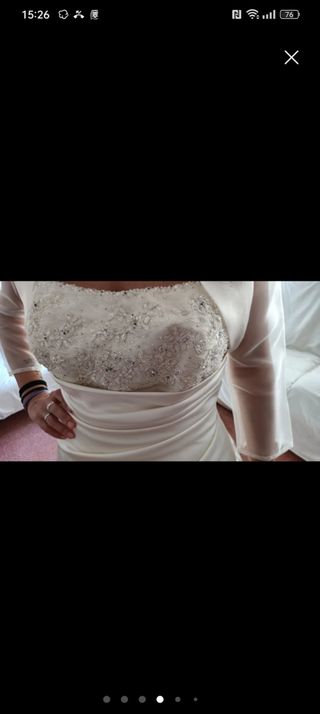 Vestido novia San Patrick blanco