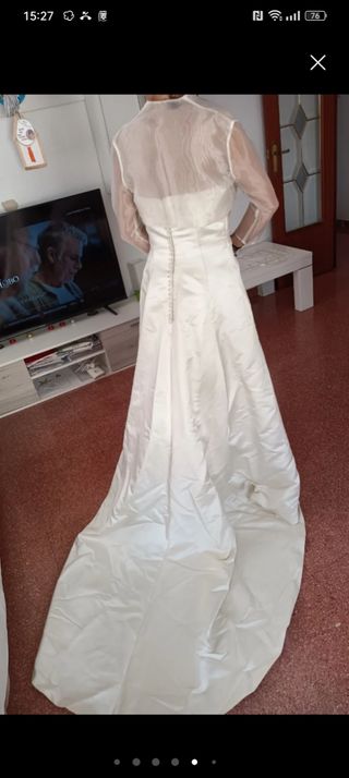 Vestido novia San Patrick blanco
