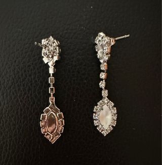 Pendientes Agatha plateados