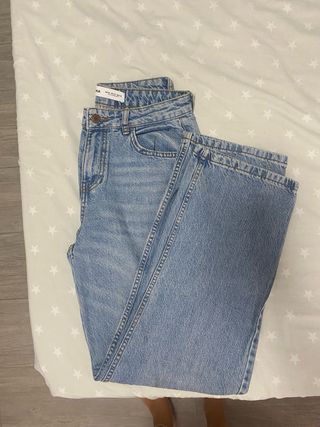 Vaqueros cargo Bershka - azul