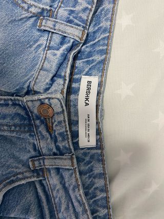 Vaqueros cargo Bershka - azul