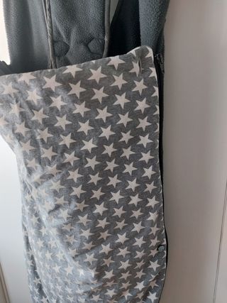 Saco silla paseo bebé - Estrellas grises