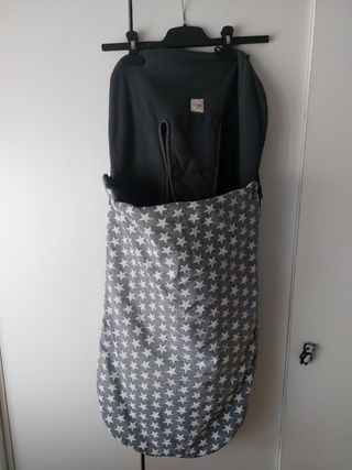 Saco silla paseo bebé - Estrellas grises