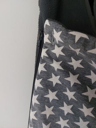 Saco silla paseo bebé - Estrellas grises