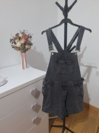Peto vaquero gris talla 42