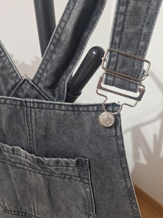 Peto vaquero gris talla 42
