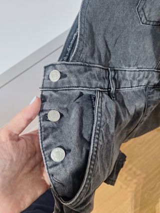 Peto vaquero gris talla 42