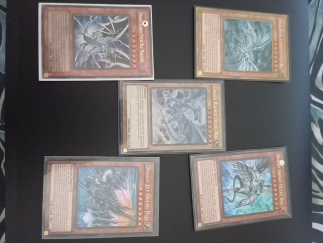 Yu-Gi-Oh! - 5 Carte Drago bianco Occhi Blu