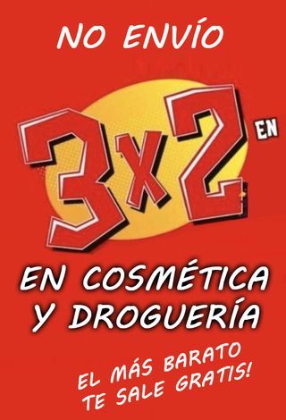 3x2 EN TODO HASTA 100€