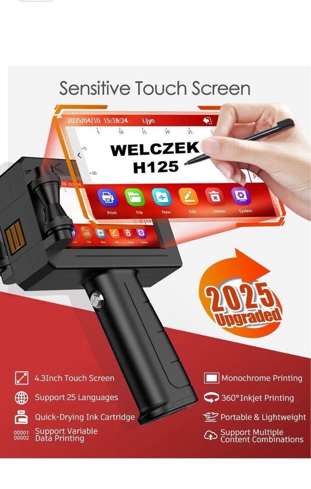 Stampante etichettatrice per incisione serigrafica H125