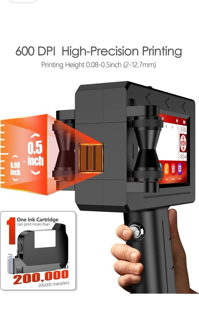 Stampante etichettatrice per incisione serigrafica H125