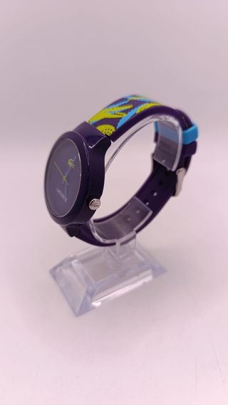RELOJ PULSERA LACOSTE LC.46.4.47.2441 MORADO/VERDE