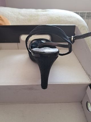 Zapatos tacón negros mujer
