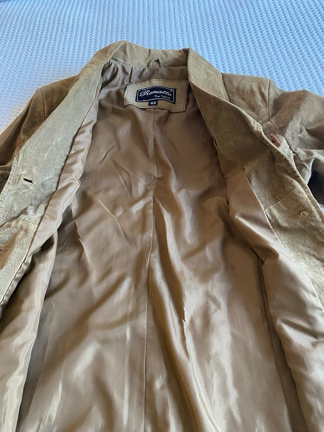 Chaqueta ante marrón - Talla L