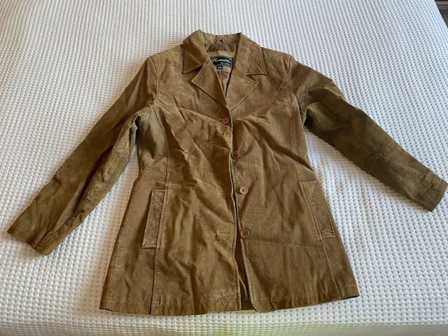 Chaqueta ante marrón - Talla L