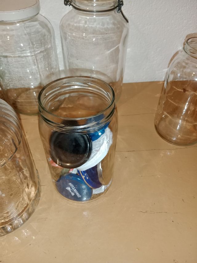 77 Tarros Cristal - Reutilizables