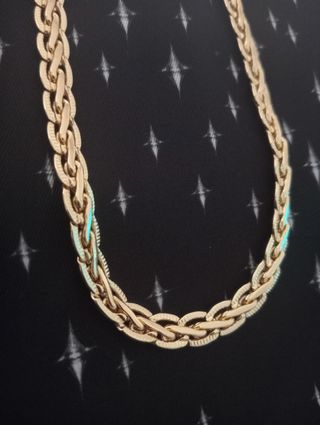 Cadena dorada 18k laminada