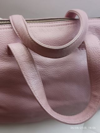 Bolso Purificación García rosa.