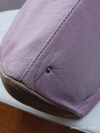 Bolso Purificación García rosa.