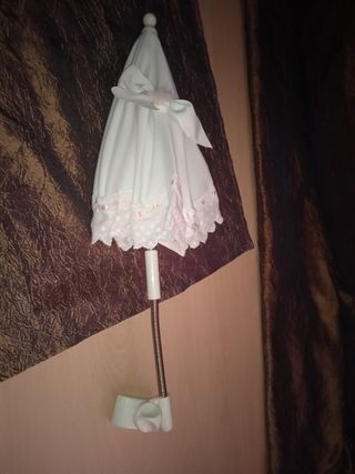 Parasol carrito bebé - Blanco