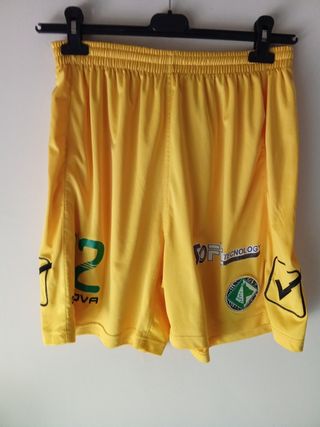 Pantaloncini calcio gialli