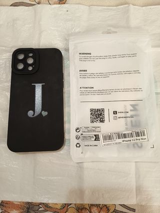 Carcasa iPhone 12 Pro Max negra - J