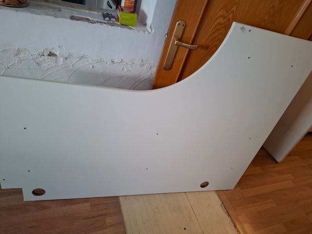 Tablero esquinero IKEA blanco