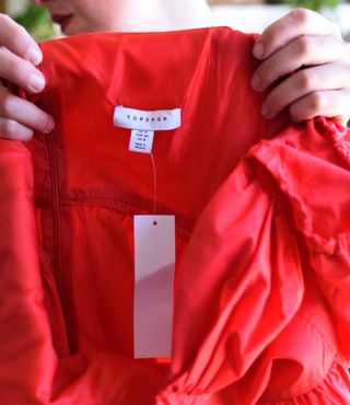 Vestido vintage rojo