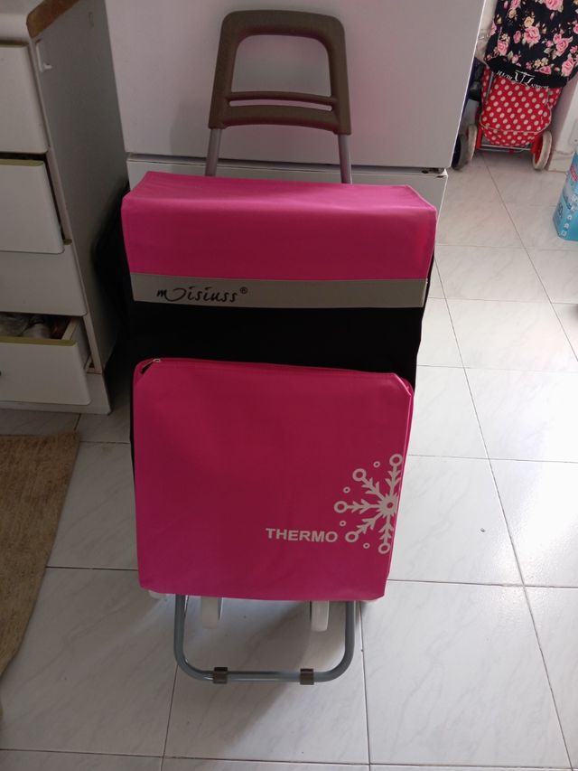 Carrito compra Moisiss rosa