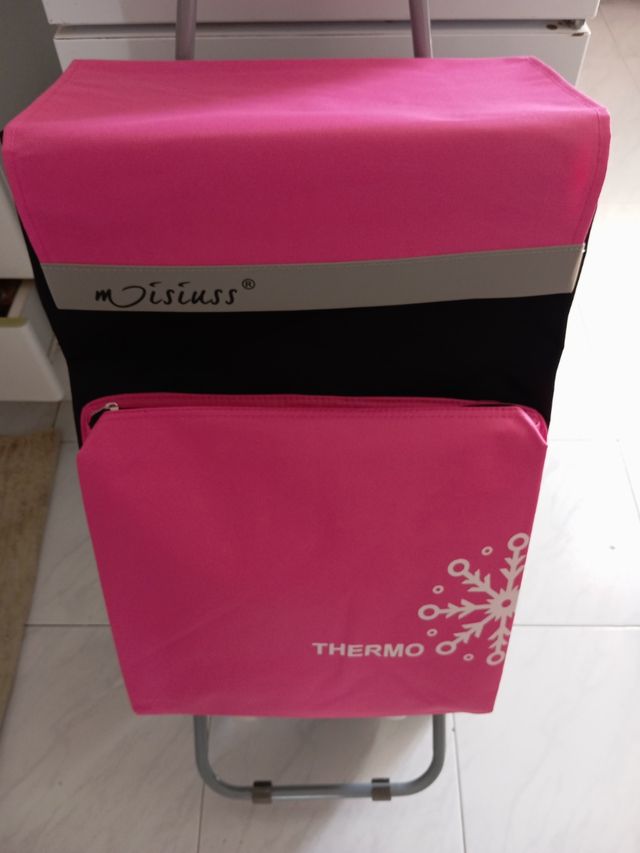 Carrito compra Moisiss rosa