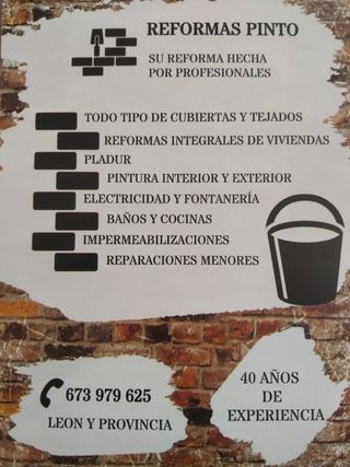 Todo tipo de reformas en León y Provincia