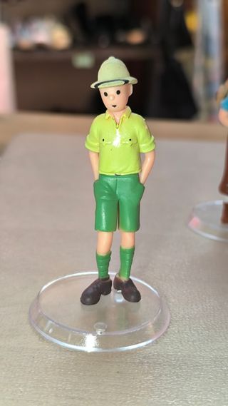 Figura Tintín en el congo
