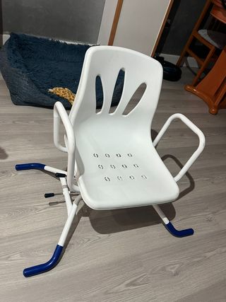 Silla Ducha - Blanca y Azul