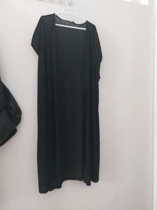 Kimono negro largo
