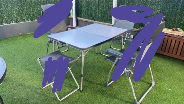 Mesa Crespo Plegable camping playa