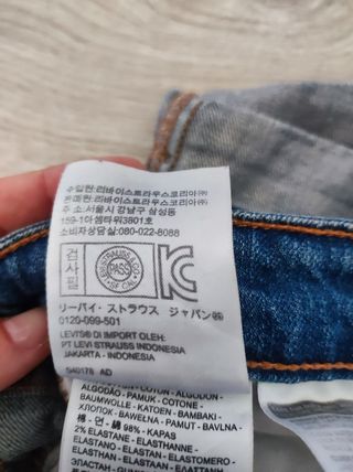 Shorts Levis - Vaqueros azules talla 26