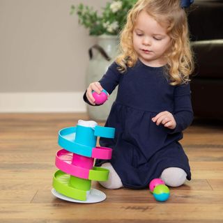 Fat Brain Toys. Wobble Run Game Set.
