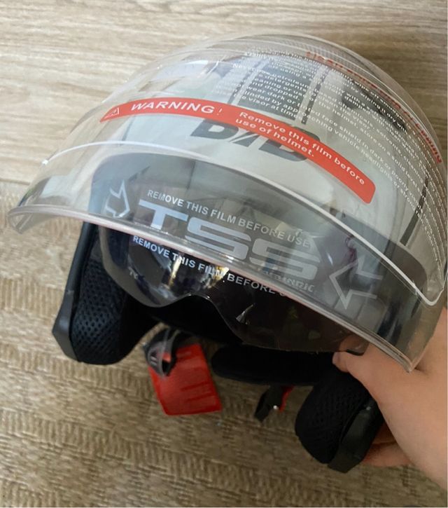 Casco moto xl Doble Visera