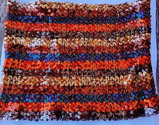 Top lentejuelas multicolor.