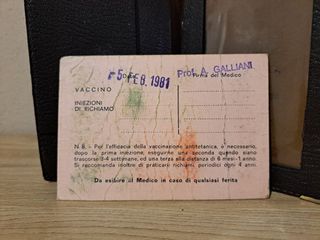 Portafoglio vintage in pelle