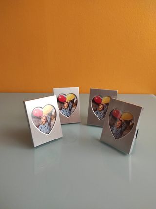 4 mini marcos corazón - fotos 5€ los cuatro