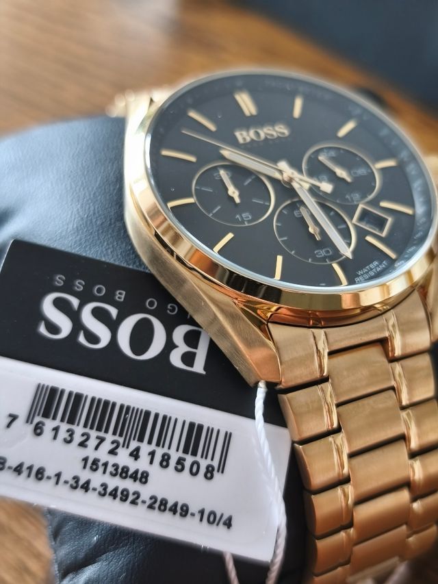 Reloj HB1513848 Hugo Boss metálico dorado amarillo