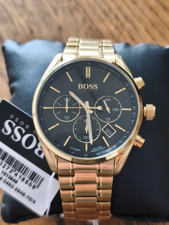 Reloj HB1513848 Hugo Boss metálico dorado amarillo