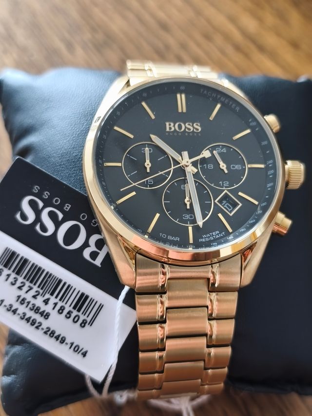 Reloj HB1513848 Hugo Boss metálico dorado amarillo