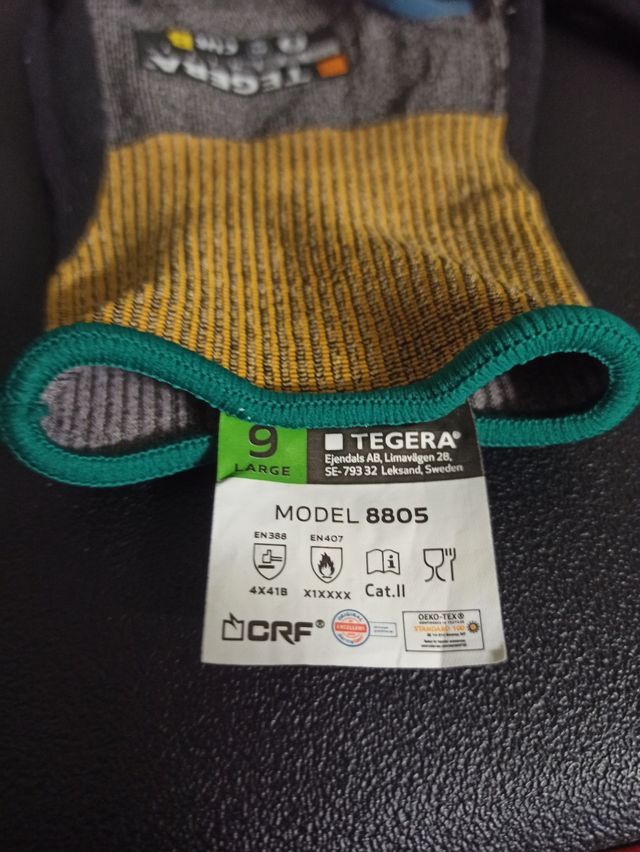 Guanti Tegera taglia 9 - nuovi