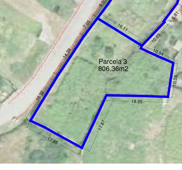 Solar edificable 800m2