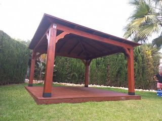 Kit Estructura Jardín 2m - Madera, Pérgolas, Casas